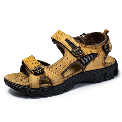 Saar - Stoere Orthopedische Sandalen Dames met Klittenband en Profielzool