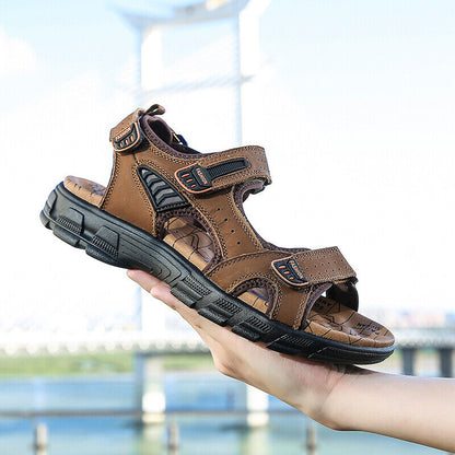 Saar - Stoere Orthopedische Sandalen Dames met Klittenband en Profielzool