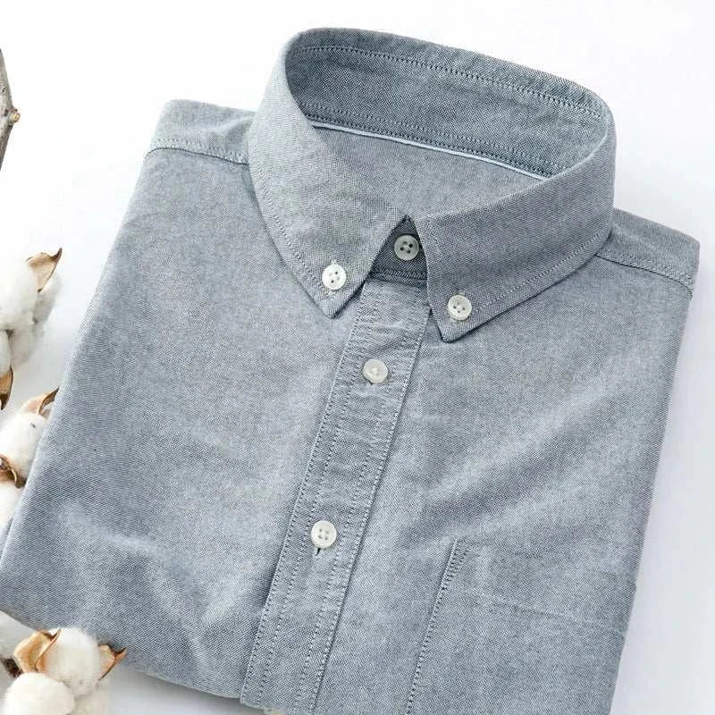 Sander - Net Casual Smart Overhemd Heren met Ademende Stof en Verzorgde Kraag
