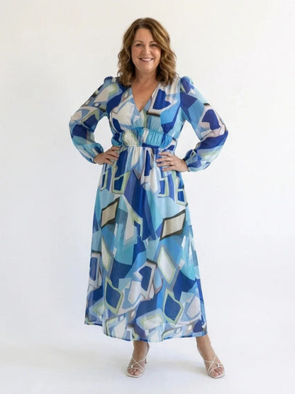 Sanne - Elegante Zomerjurk Dames met V-hals en Wikkeleffect