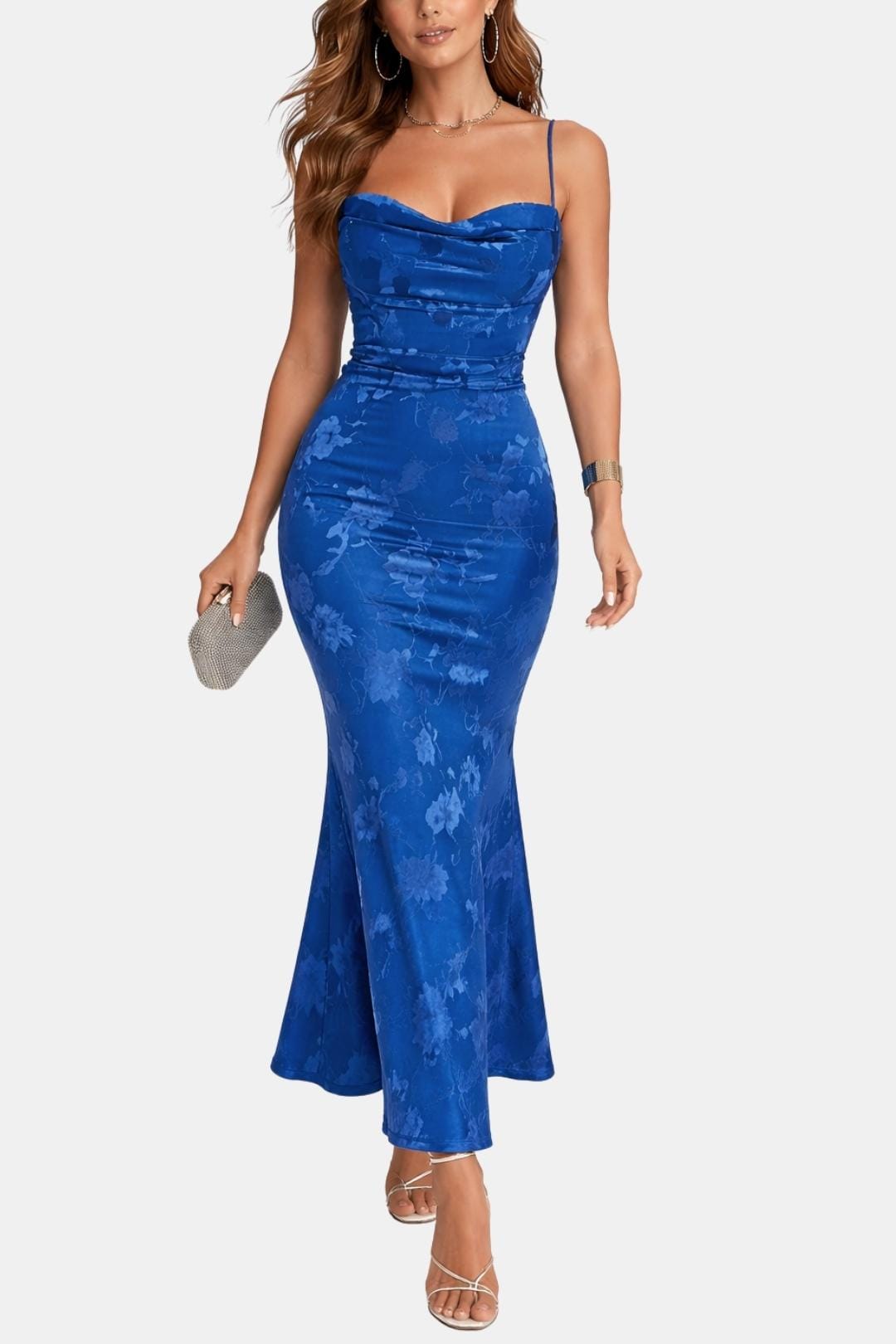 Sanne - Sexy Zomerjurk Dames met Spaghettibandjes en Fishtail Silhouet