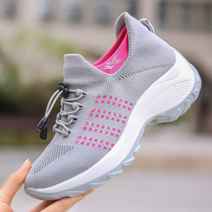 Sanne - Stoere Orthopedische Sneakers Dames met Veerkrachtige Zool en Vetersluiting