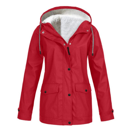 Sanne - Winddichte Dames Regenjas met Fleecevoering