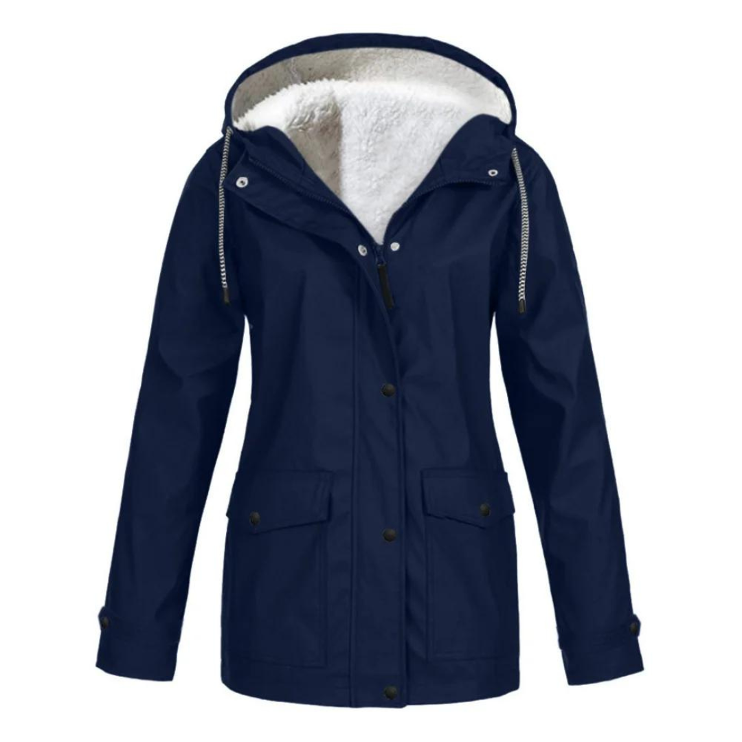 Sanne - Winddichte Dames Regenjas met Fleecevoering