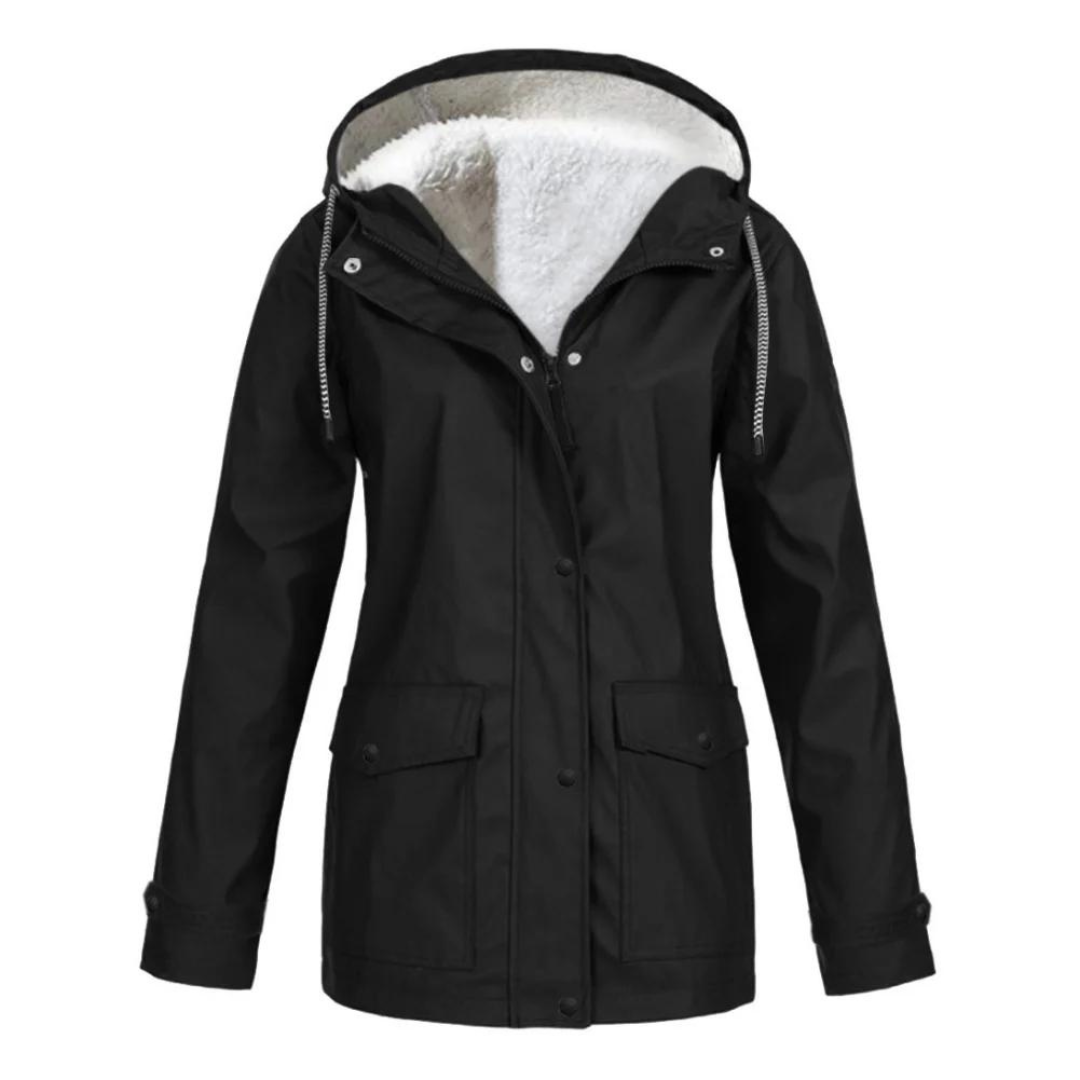 Sanne - Winddichte Dames Regenjas met Fleecevoering