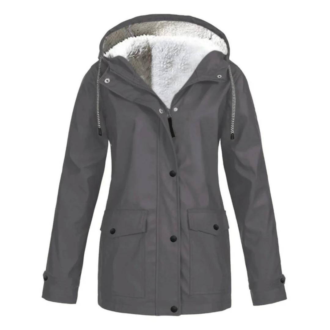Sanne - Winddichte Dames Regenjas met Fleecevoering