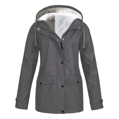 Sanne - Winddichte Dames Regenjas met Fleecevoering