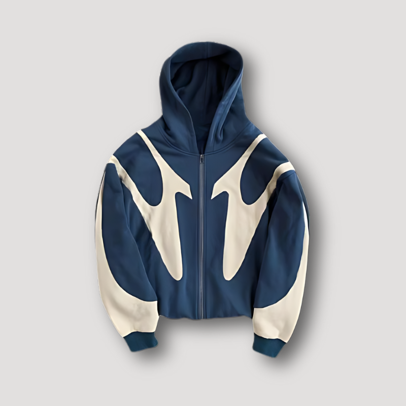 Sem - Heren Hoodie Oversized Comfort met Ritssluiting en Capuchon
