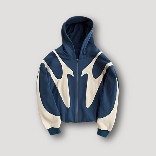 Sem - Heren Hoodie Oversized Comfort met Ritssluiting en Capuchon