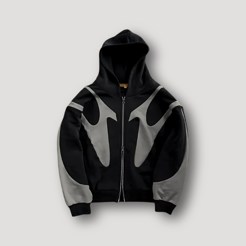 Sem - Heren Hoodie Oversized Comfort met Ritssluiting en Capuchon