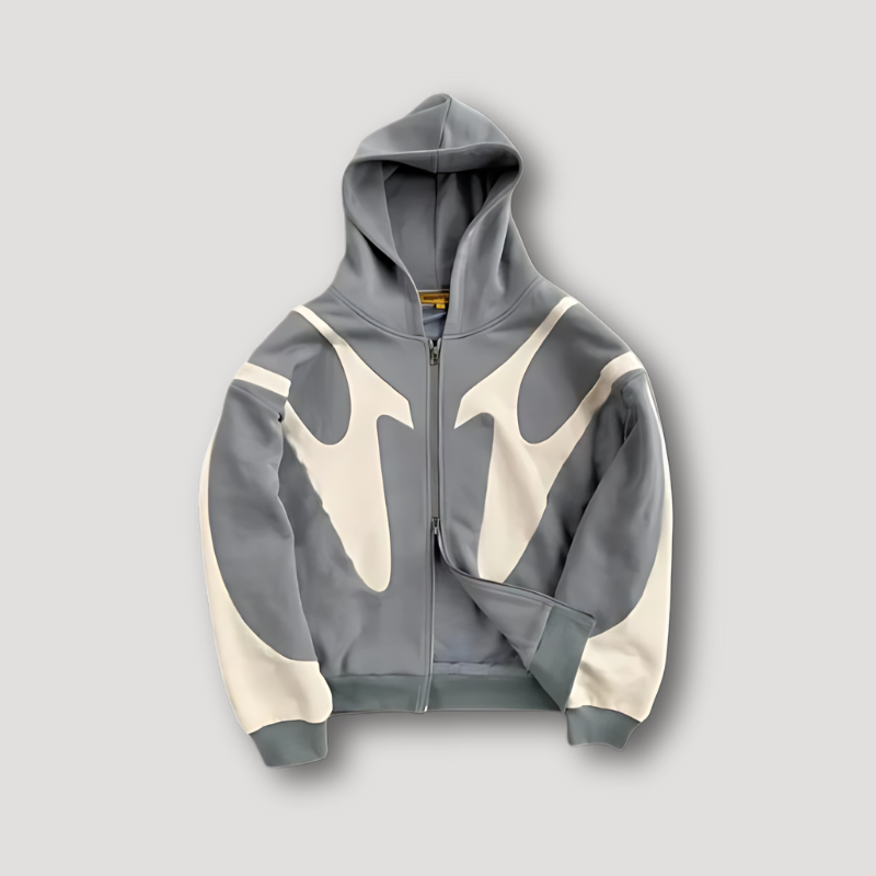 Sem - Heren Hoodie Oversized Comfort met Ritssluiting en Capuchon