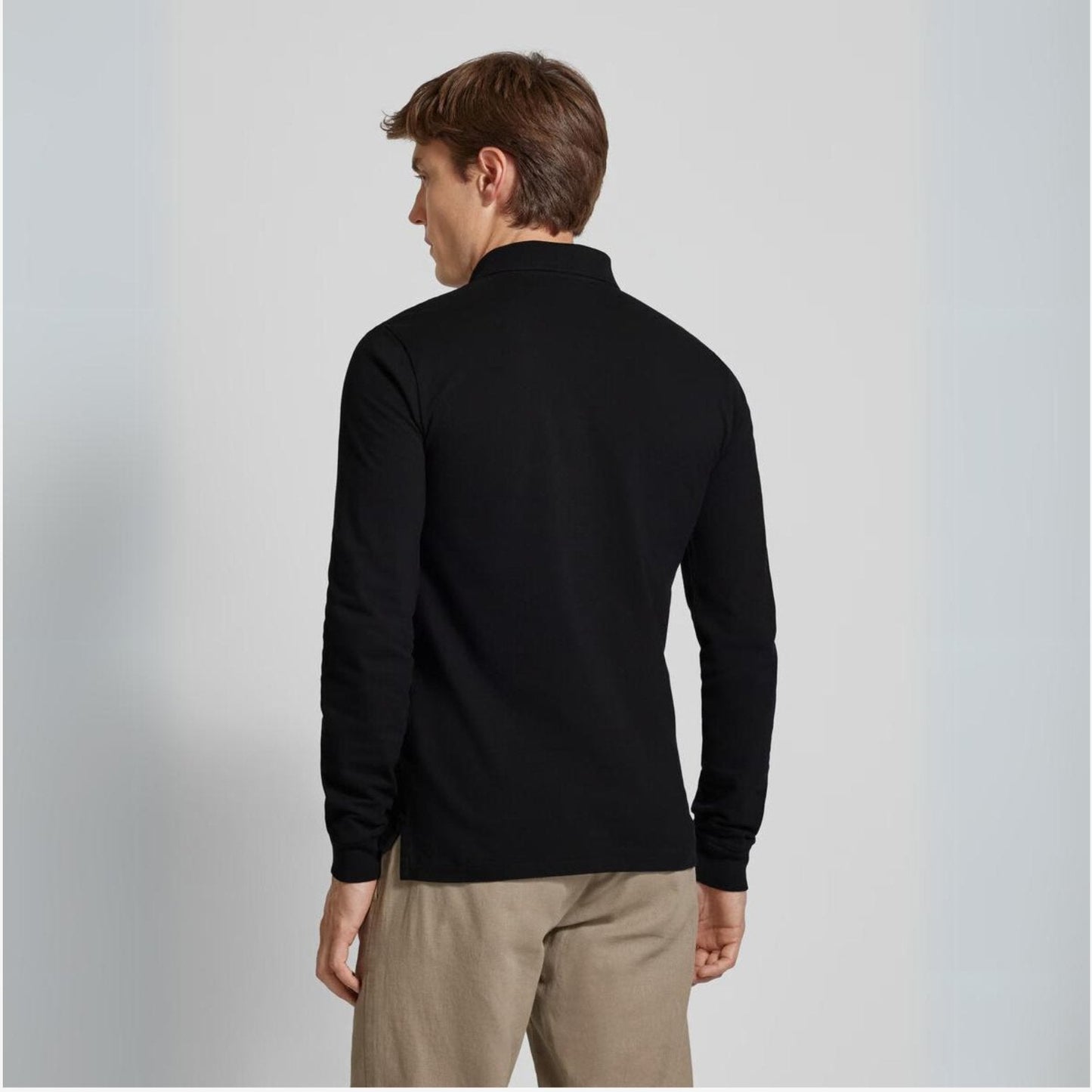 Sem - Klassieke Polo Heren Longsleeve met Kraag en Knoopsluiting