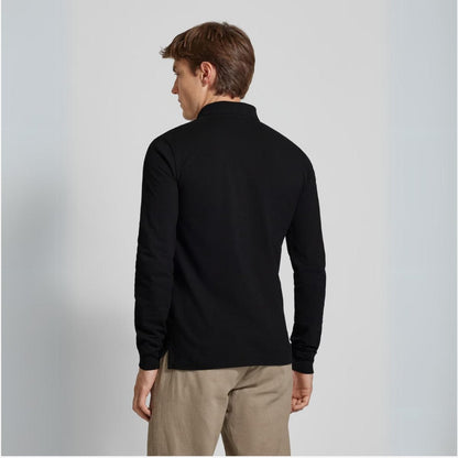 Sem - Klassieke Polo Heren Longsleeve met Kraag en Knoopsluiting
