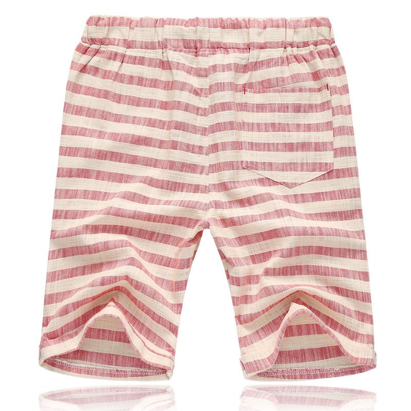 Sem - Stoere Linnen Korte Broek Heren met Elastische Taille en Koord