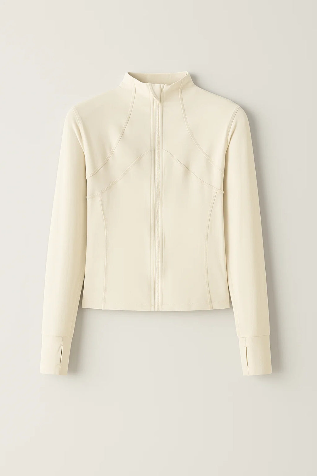 Slim Fit Trainingsvest Dames | Hoge Kraag | Minimalistisch en Sportief