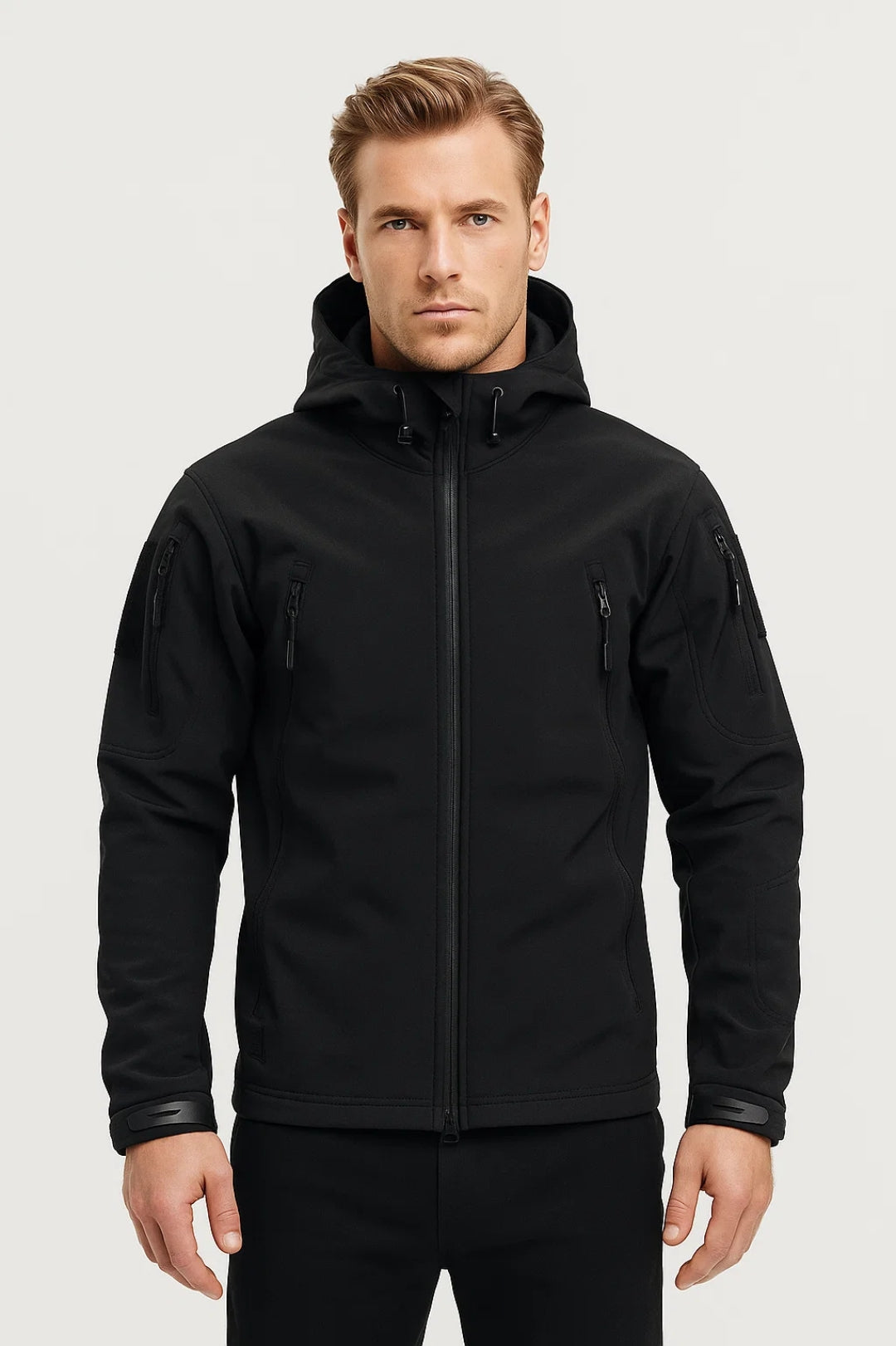 Softshell Jas Heren | Met Capuchon | Outdoor | All-Season | Comfortabele pasvorm