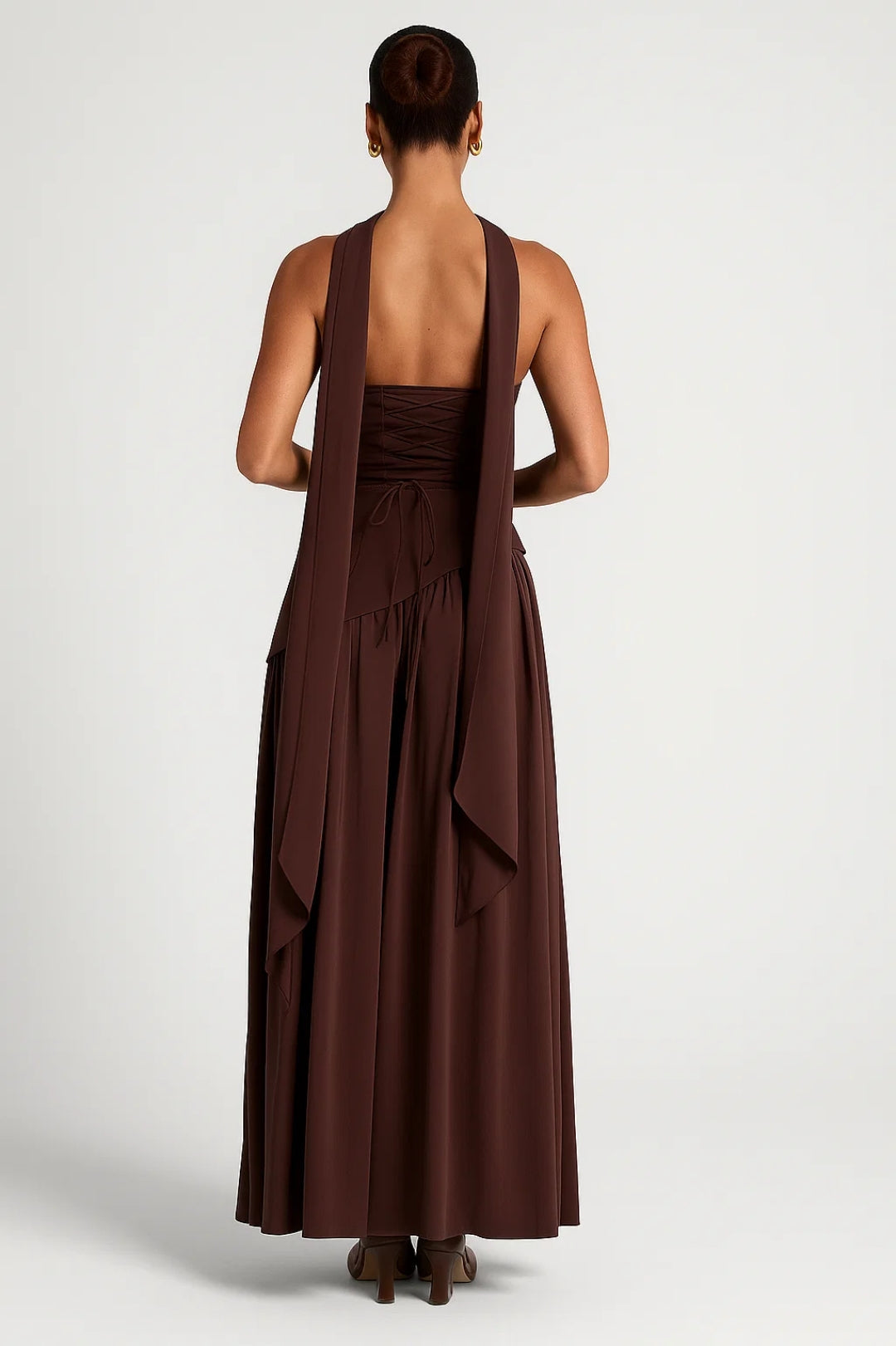 Strapless Avondjurk | Asymmetrische Snit | Elegante Maxi Look