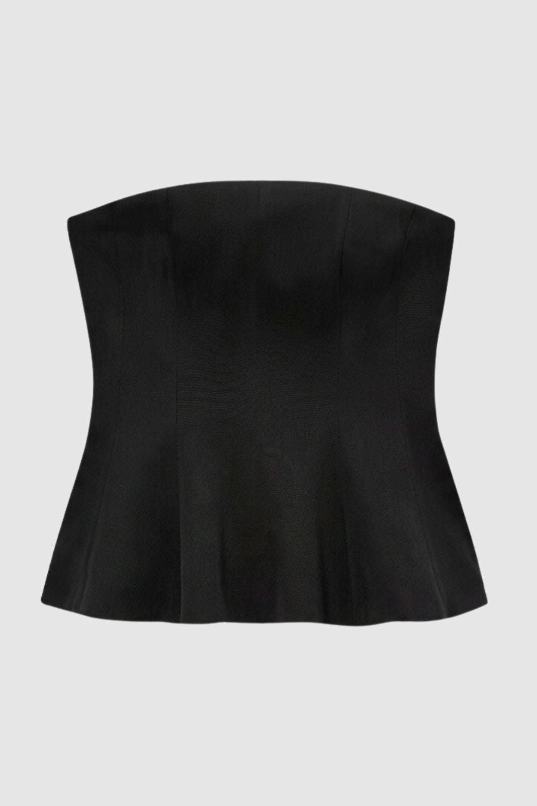 Strapless Top Dames - Corset Fit met Uitlopende Zoom