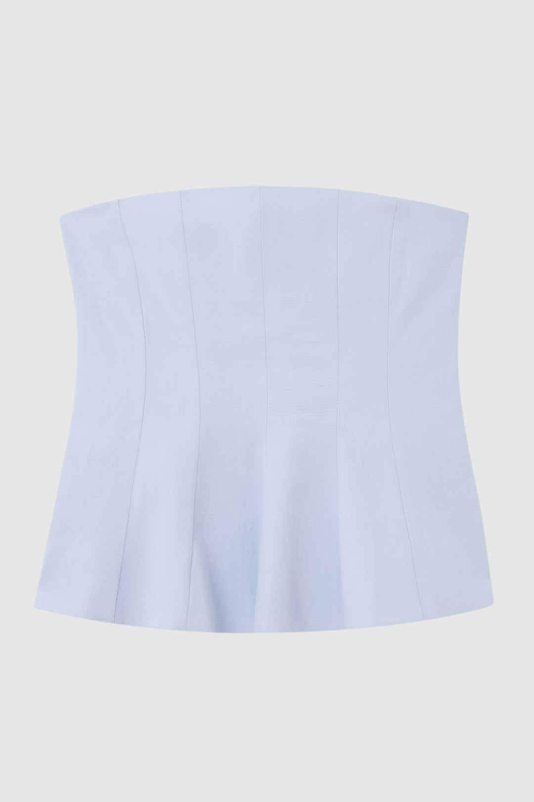 Strapless Top Dames - Corset Fit met Uitlopende Zoom