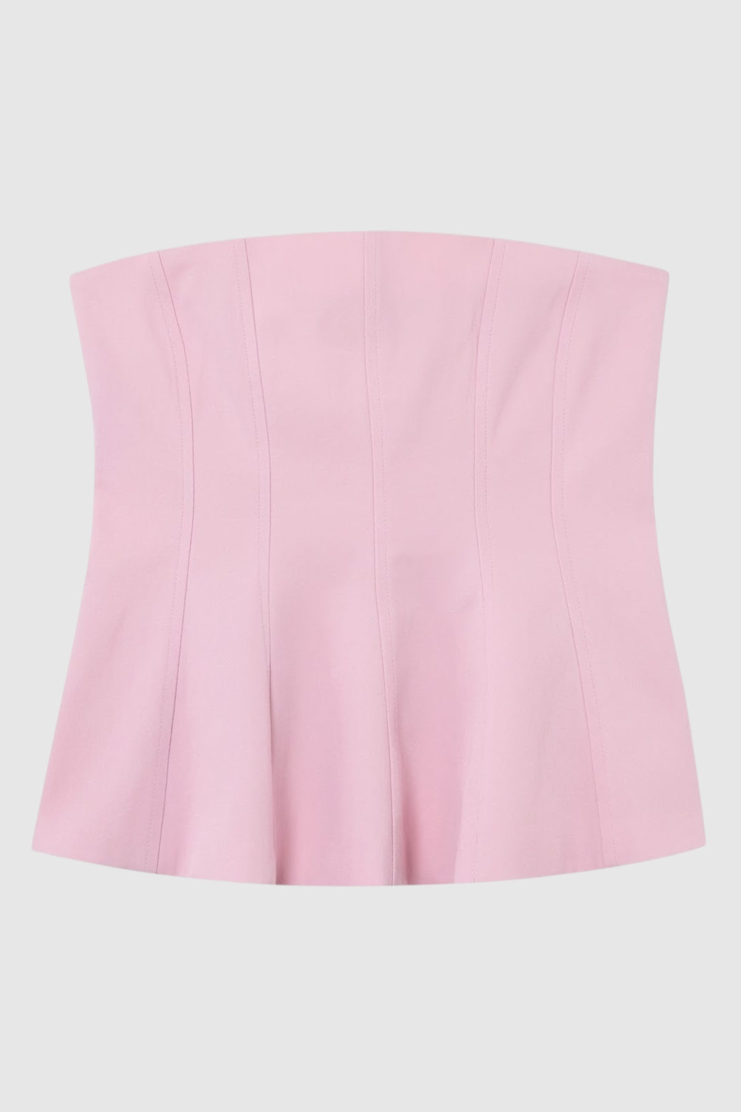 Strapless Top Dames - Corset Fit met Uitlopende Zoom