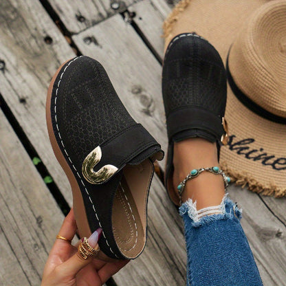 Suus - Casual Comfort Sandalen Dames met Gesp en Geperforeerd Patroon