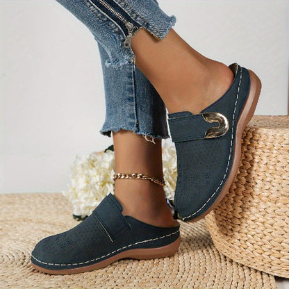Suus - Casual Comfort Sandalen Dames met Gesp en Geperforeerd Patroon