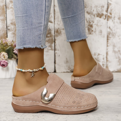 Suus - Casual Comfort Sandalen Dames met Gesp en Geperforeerd Patroon