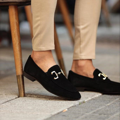 Sven - Nette Heren Loafers met Gespdetail en Comfortabele Zool