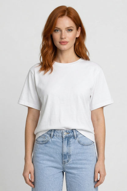 T Shirt Dames - Oversized Ronde Hals | Casual Basics