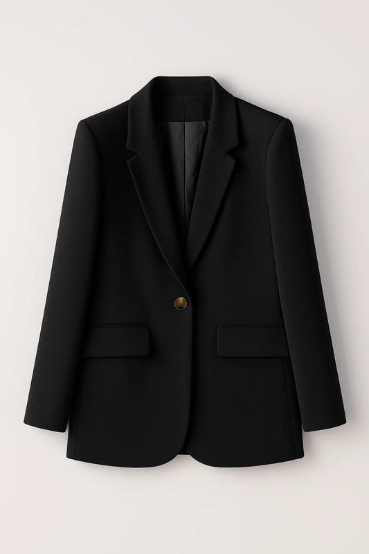 Tailored Blazer Dames | Klassiek Enkelknoops Model | Tijdloze Elegantie