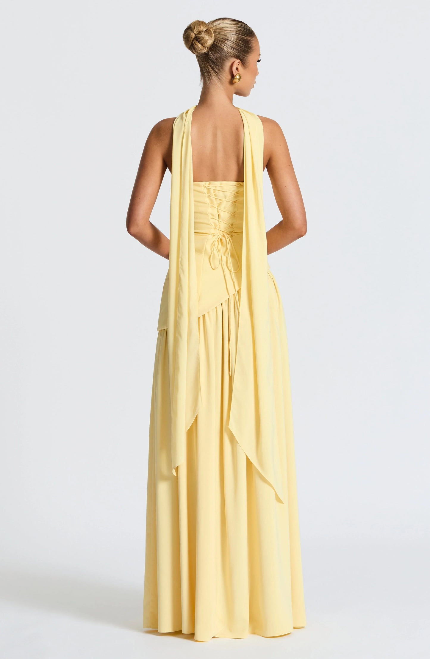 Tess - Chique Bruiloft Gastenjurk Dames met Strapless Corsage en Hoge Split