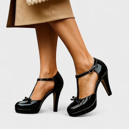 Tess - Klassieke Pumps Dames met Comfortabele Zool en Enkelbandje