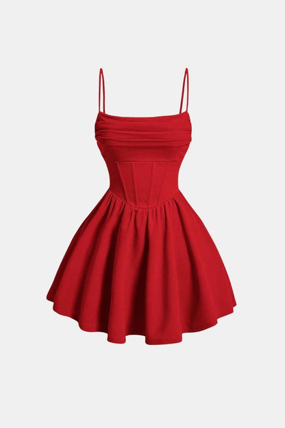 Tess - Romantische Galajurk Dames met Corsetsluiting en Spaghettibandjes