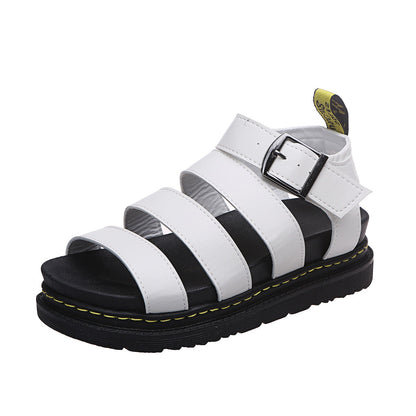Tess - Stoere Orthopedische Sandalen Dames met Brede Bandjes en Plateauzool