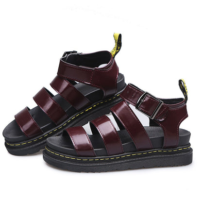 Tess - Stoere Orthopedische Sandalen Dames met Brede Bandjes en Plateauzool