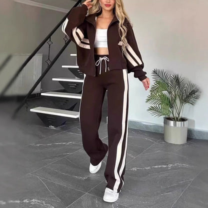 Tess - Trainingspak dames oversized en comfortabel met rits en elastiek
