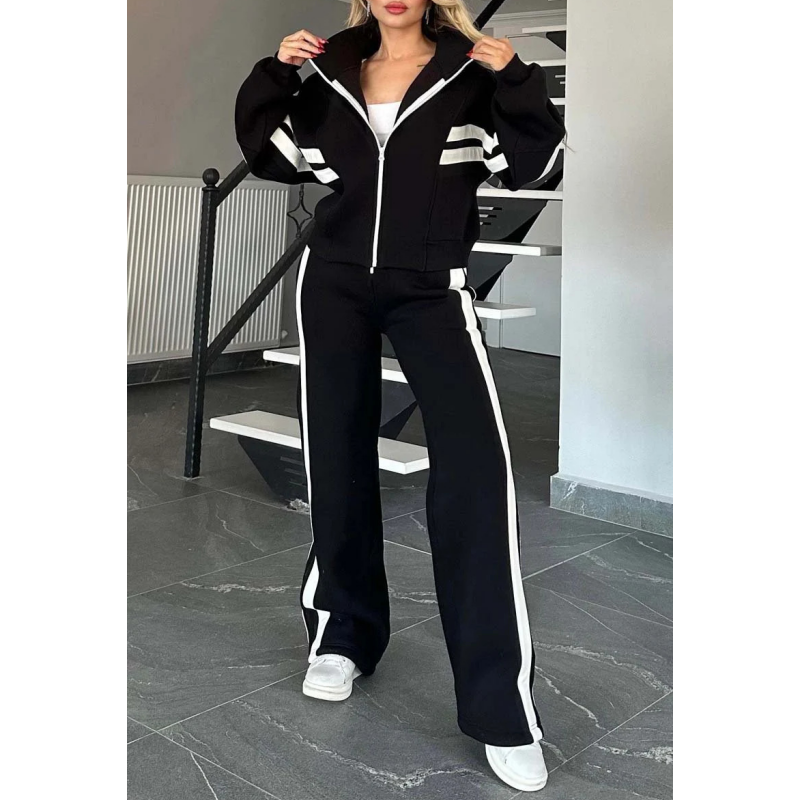 Tess - Trainingspak dames oversized en comfortabel met rits en elastiek