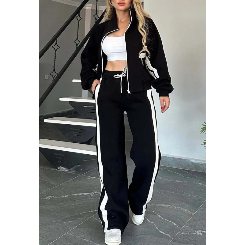 Tess - Trainingspak dames oversized en comfortabel met rits en elastiek