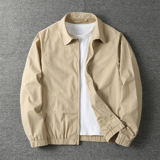 Thijs - Casual Tussenjas Heren voor het Najaar met Smart Casual Uitstraling en Verstelbare Boorden