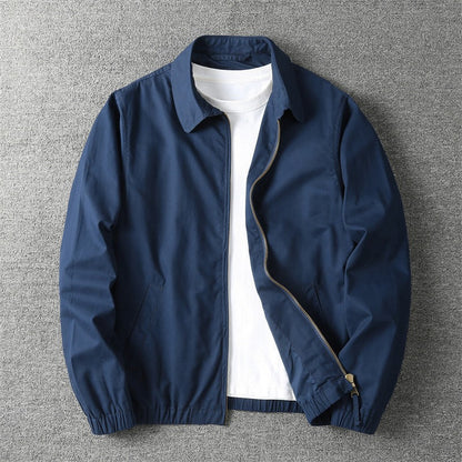 Thijs - Casual Tussenjas Heren voor het Najaar met Smart Casual Uitstraling en Verstelbare Boorden
