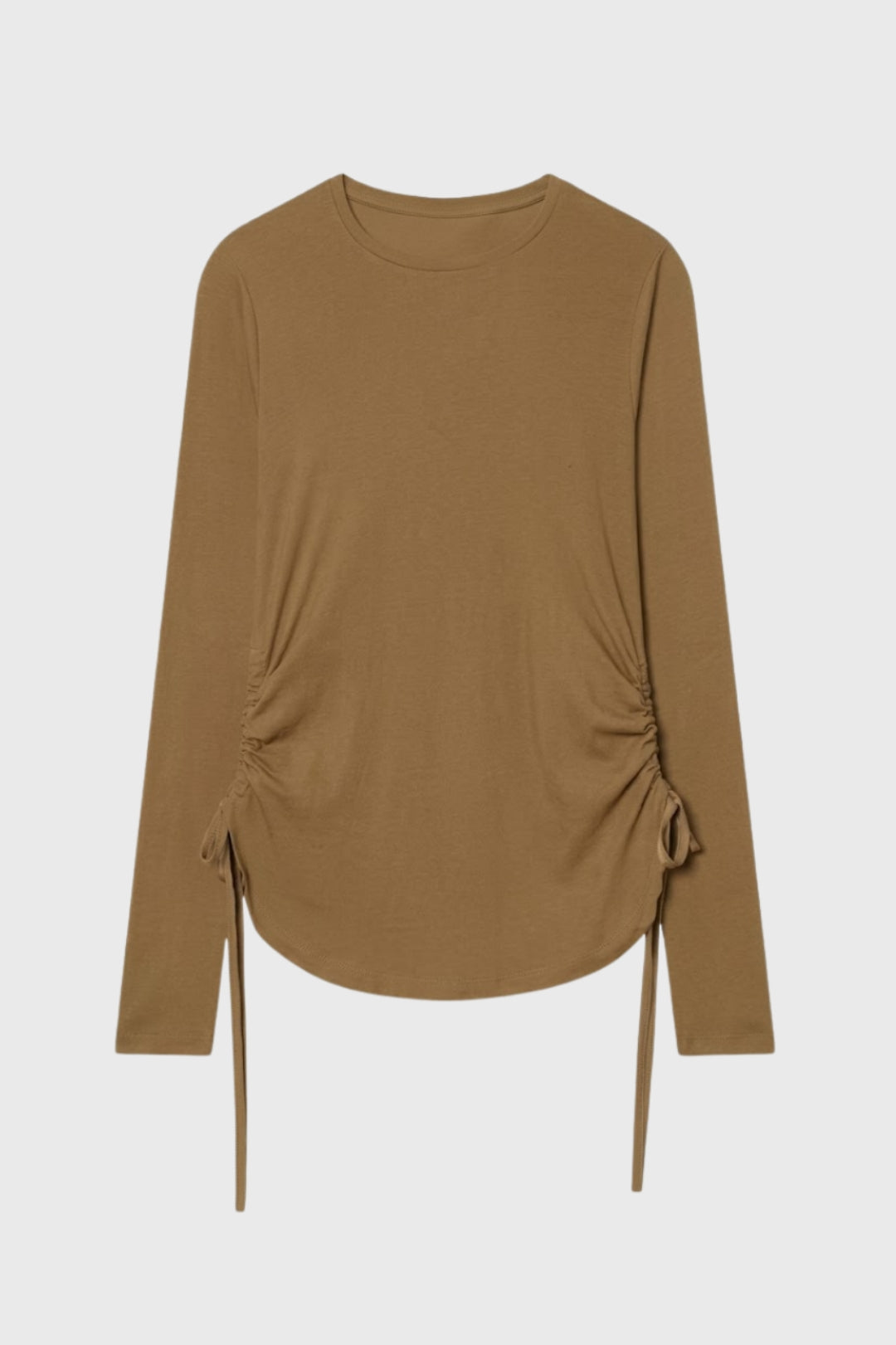 Top Dames - Longsleeve met Verstelbare Zijkoord | Casual