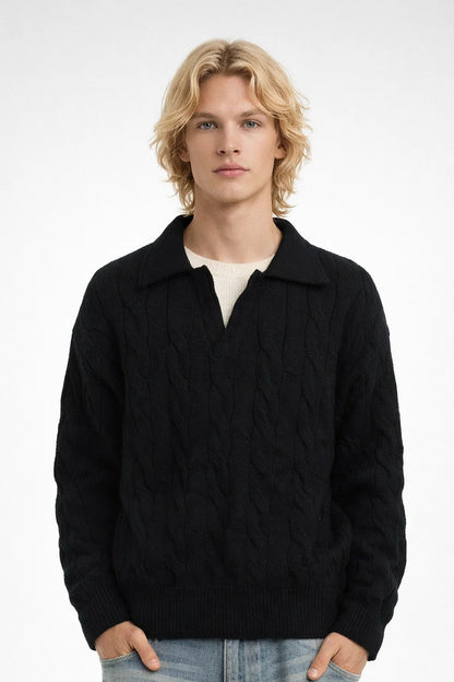 Trui heren | Modern & Comfortabel | Met kraag | Lente