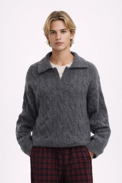 Trui heren | Modern & Comfortabel | Met kraag | Lente