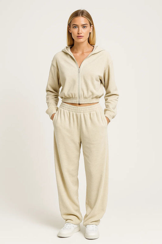 Tweedelige Set | Relaxte Pasvorm met Capuchon | Comfort voor Elke Dag