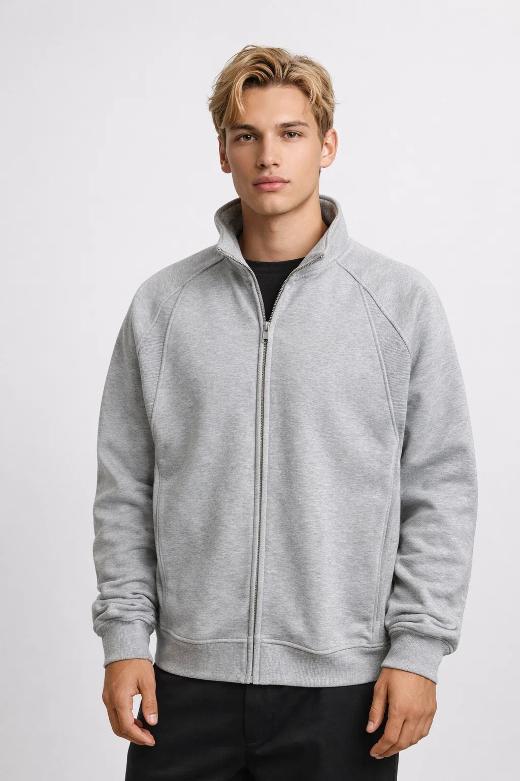 Vest Heren - Zip Model met Opstaande Kraag en Ritssluiting | Casual