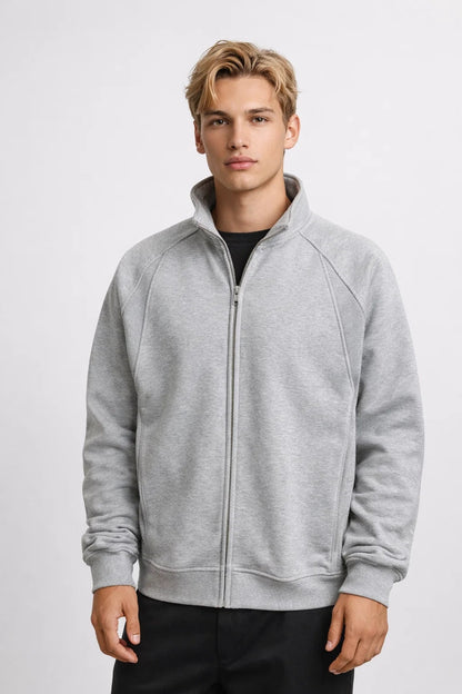 Vest Heren - Zip Model met Opstaande Kraag en Ritssluiting | Casual