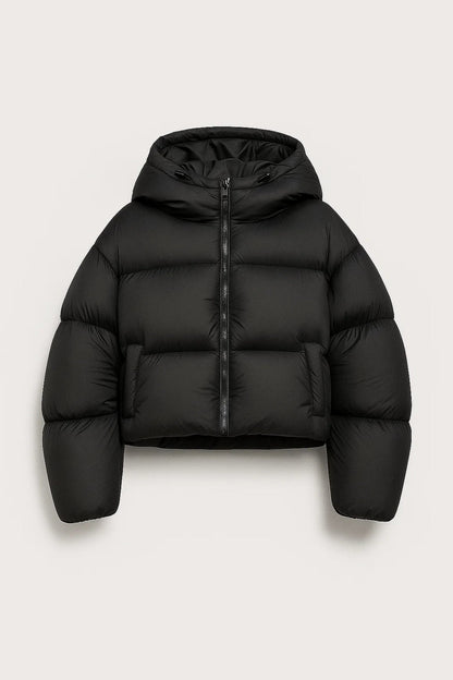 Warme Damesjas | Korte Pufferstijl met Capuchon | Comfortabel en Beschermend