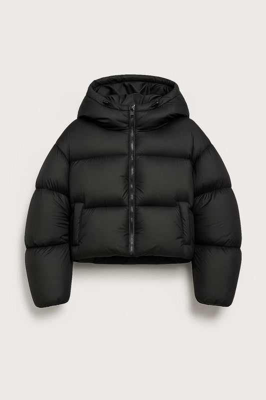 Warme Damesjas | Korte Pufferstijl met Capuchon | Comfortabel en Beschermend
