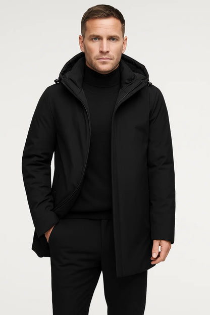 Parka Heren | Minimalistisch | Met Capuchon | Winter | Comfortabele pasvorm | Ideaal voor koude dagen
