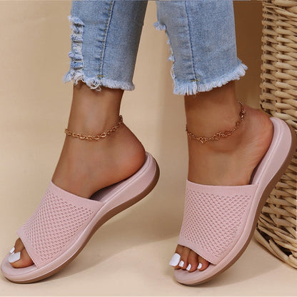 Wendy - Stijlvolle Orthopedische Sandalen Dames met Open Neus en Sleehak